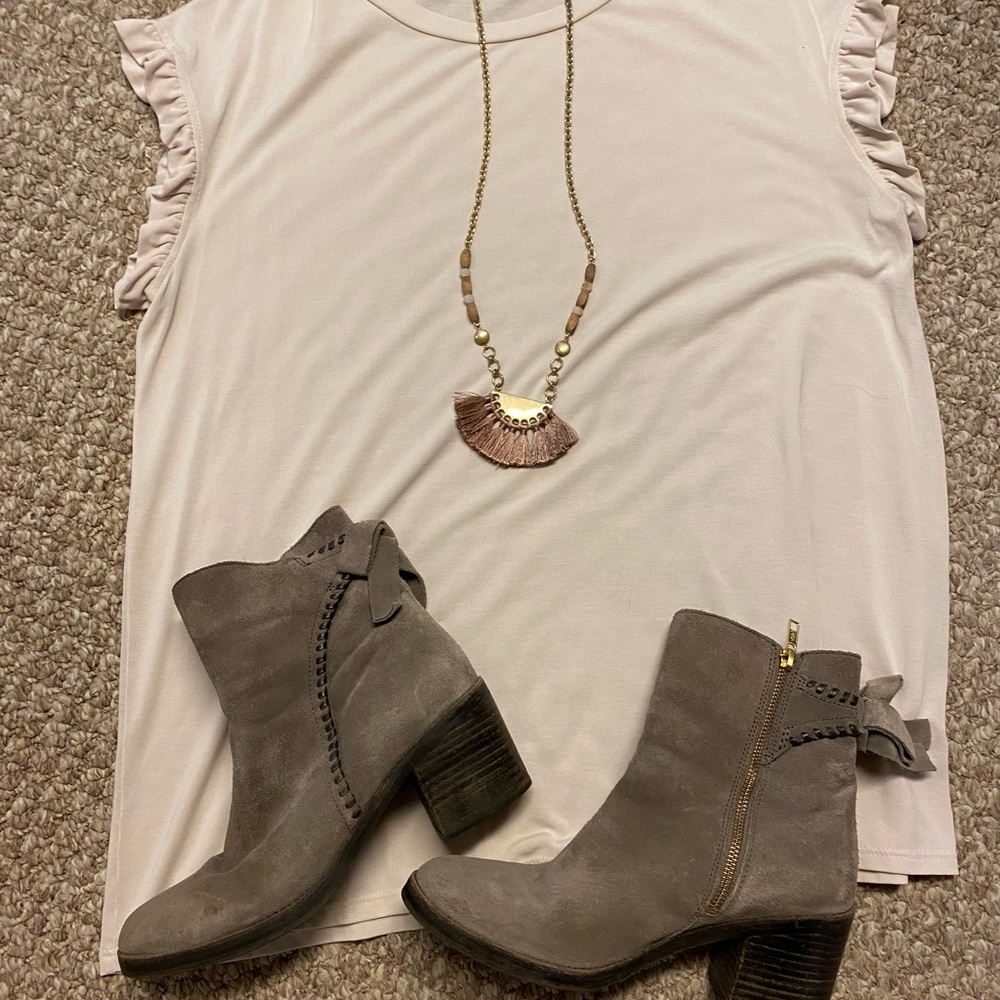 Ugg Fraise Whipstitch Suede Ankle Boots